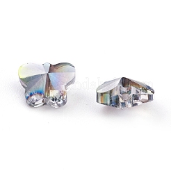 Perle di vetro placcato trasparente&nbsp;GLAA-P037-02A-HP01