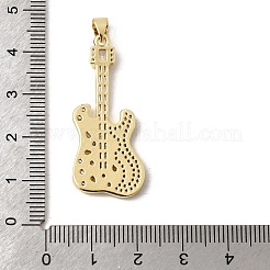 Pendenti in zirconi cubici trasparenti in micro pavè di ottone&nbsp;KK-H267-052G