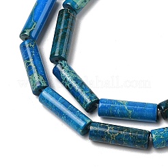 Fili di perline di diaspro imperiale naturale tinto&nbsp;G-H087-H01-01C