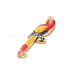 Ciondoli a forma di uccello in ottone smaltato&nbsp;KK-H529-03G
