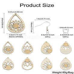 Kits de boucles d'oreilles et bijoux à faire soi-même&nbsp;DIY-CJC0007-06