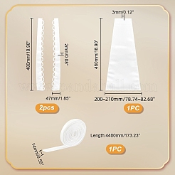 Reemplazo de la cremallera del vestido de novia&nbsp;AJEW-WH0348-97B-01
