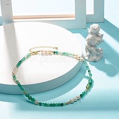 Collana di perle di perle naturali&nbsp;NJEW-JN03765-03