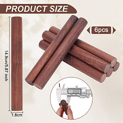 Gewachste runde Holzstäbchen&nbsp;WOOD-OC0004-01D