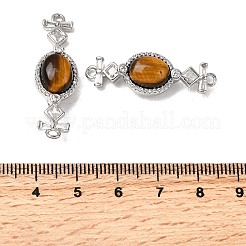 Messingmikropavé mit klaren Zirkonia-Kastenverschlüssen&nbsp;KK-G505-39P