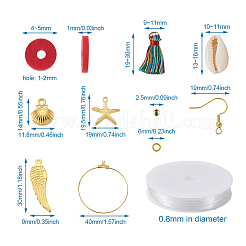 Fabrication de boucles d'oreilles bricolage&nbsp;DIY-TA0002-68