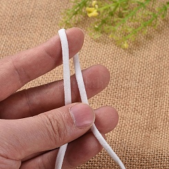 1/8 Zoll flaches elastisches Nylon-Hohlband für die Ohrschlaufe der Gesichtsmundabdeckung&nbsp;OCOR-E024-02