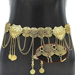 Geometrische Legierungskette mehrlagige Quaste Taille Tanz Bauchketten für Frauen&nbsp;FS-WGA4098-01