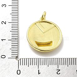 Cremagliera placcatura micro ottone spianare pendenti zirconi&nbsp;KK-D359-17G