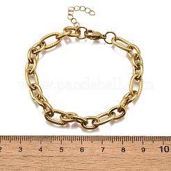 Figaro-Kettenarmbänder aus 304er Edelstahl für Männer und Frauen&nbsp;BJEW-R021-07G
