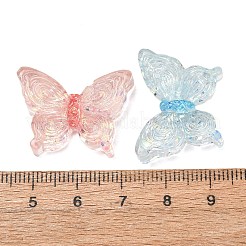 Transparente Cabochons aus Harz und Pailletten&nbsp;RE-CBA4416-04