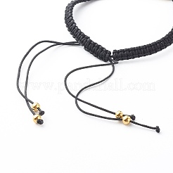 Pulseras de cuentas trenzadas con hilo de nailon ajustable hecho a mano&nbsp;BJEW-JB06482