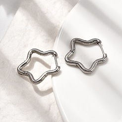 Boucles d'oreilles créoles en acier inoxydable 201&nbsp;EJEW-Z137-02P-05