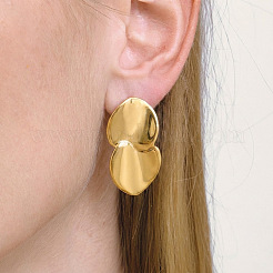 Pendientes de acero inoxidable 304 para mujer&nbsp;DD4415-2