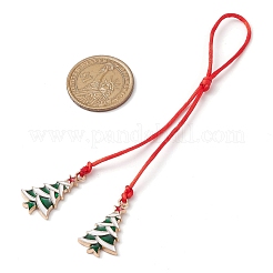 Decorazioni pendenti in lega smaltata per albero di natale&nbsp;HJEW-JM02302