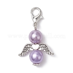 12 pz 12 colori angelo acrilico imitazione perla pendente decorazione&nbsp;HJEW-JM02619