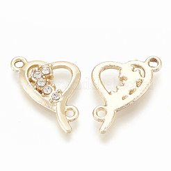 Conectores de enlaces de rhinestone de aleación&nbsp;ALRI-Q235-018KC