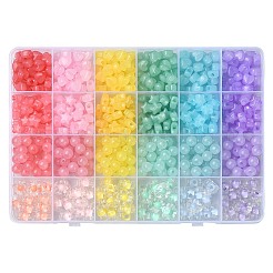 702 Stück 24-teilige Acrylimitat-Geleeperlen und Perle in Perle&nbsp;DIY-YW0007-97