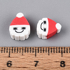 Weihnachtsthema handgemachte Polymer Clay Perlen&nbsp;CLAY-S091-75