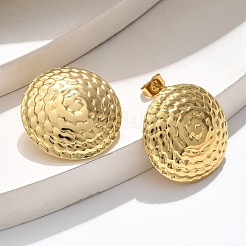 Pendientes de botón de acero inoxidable 304&nbsp;EJEW-U047-21G