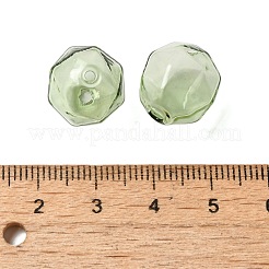 Abalorios de vidrio transparentes&nbsp;GLAA-A041-01A-02