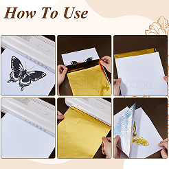 100 Blatt A4 Heißfolienprägepapier&nbsp;DIY-FH0010-15