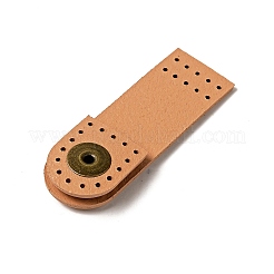 Pelle di vacchetta ad arco cucire sui fermagli della borsa&nbsp;FIND-D027-07D
