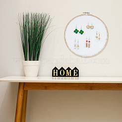 Halter für Ohrring-Organizer aus Spitze&nbsp;DIY-WH0399-64B