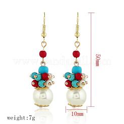 Handgefertigte Ohrhänger aus Eisen und Acryl für Damen&nbsp;GE3753-2