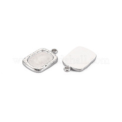 Pendentifs en acier inoxydable 304 avec monture en émail&nbsp;STAS-N097-151P