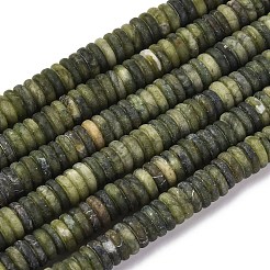 Mattierte natürliche chinesische Jadeperlenstränge&nbsp;G-K389-C12-01
