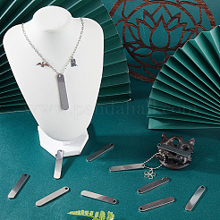 20 pendentif vierge en acier inoxydable 201&nbsp;STAS-SC0009-98A