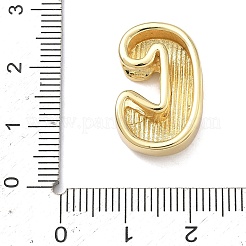 Perles initiales en laiton&nbsp;KK-B167-27G-01C