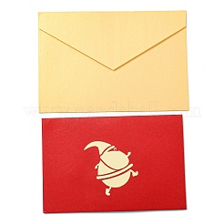 Tarjeta de felicitación de papel emergente 3d.&nbsp;AJEW-P124-A04