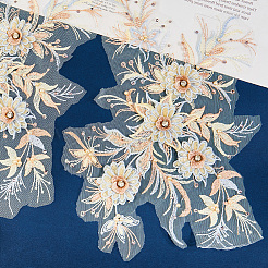 Strass in poliestere acrilico applique ricamo paillettes abs&nbsp;FIND-WH20019-165A-02