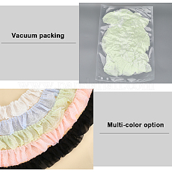 5 Yards doppelter Spitzenbesatz aus Polyester zum Aufnähen von Dekorationen&nbsp;OCOR-GF0005-06C