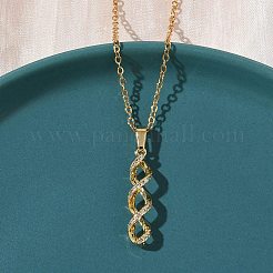 Collane con catena in acciaio inossidabile 304&nbsp;NJEW-D341-08G