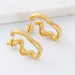 Boucles d'oreilles à tige en acier inoxydable 304 pour femmes&nbsp;OC3573