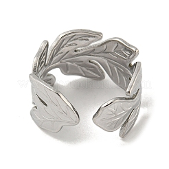 Anello polsino aperto in acciaio inossidabile 304 anti-ossidazione&nbsp;RJEW-C067-11P