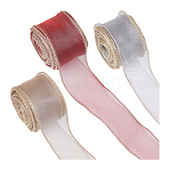3 Stück 3 Farben Nylon-Netzband zur Herstellung von Schleifen&nbsp;ORIB-PH0001-01