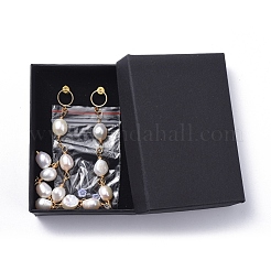 Pendientes de perlas cultivadas naturales de agua dulce&nbsp;EJEW-JE03827-01