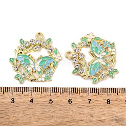 Crémaillère placage pendentifs en émail d'alliage&nbsp;FIND-M020-03D-G