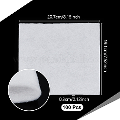 Coton absorbant à fleurs carrées&nbsp;DIY-WH0308-821B