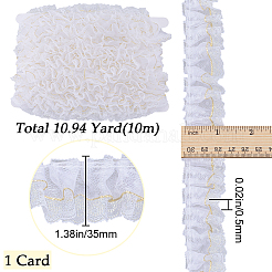 10 m de rubans de dentelle à pois en polyester&nbsp;OCOR-GF0003-35A