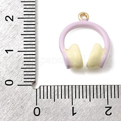Pendentifs d'émail en laiton &nbsp;KK-K274-11G-01