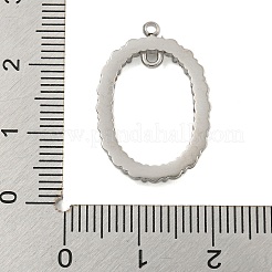 Dijes de conector de rhinestone de cristal de acero inoxidable 304&nbsp;STAS-L080-019P