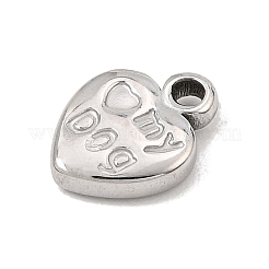 Anhänger aus 304 Edelstahl&nbsp;SA-CBA0563-10P