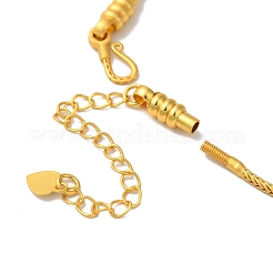 Herstellung von Weizenkettenarmbändern aus Messing mit Gestellbeschichtung&nbsp;KK-F873-11MG