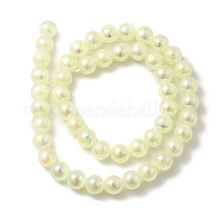 Placage de brins de perles de sélénite naturelle&nbsp;G-G120-A01-01-04