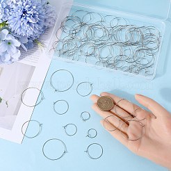 240 pieza de 6 anillos de acero inoxidable quirúrgico 316 para copas de vino&nbsp;STAS-SC0007-25